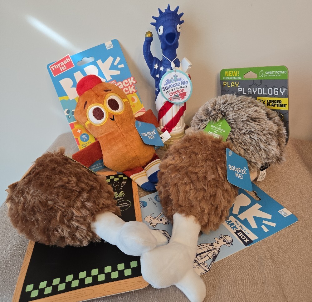 Dog Toy Bundle – BARK & Playology Plush Set (5‑Pack, All Dog Sizes) - Picture 4 of 15